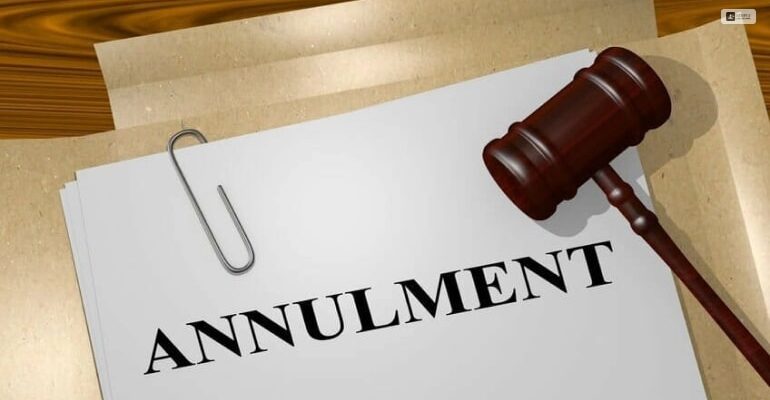 annulment of marriage